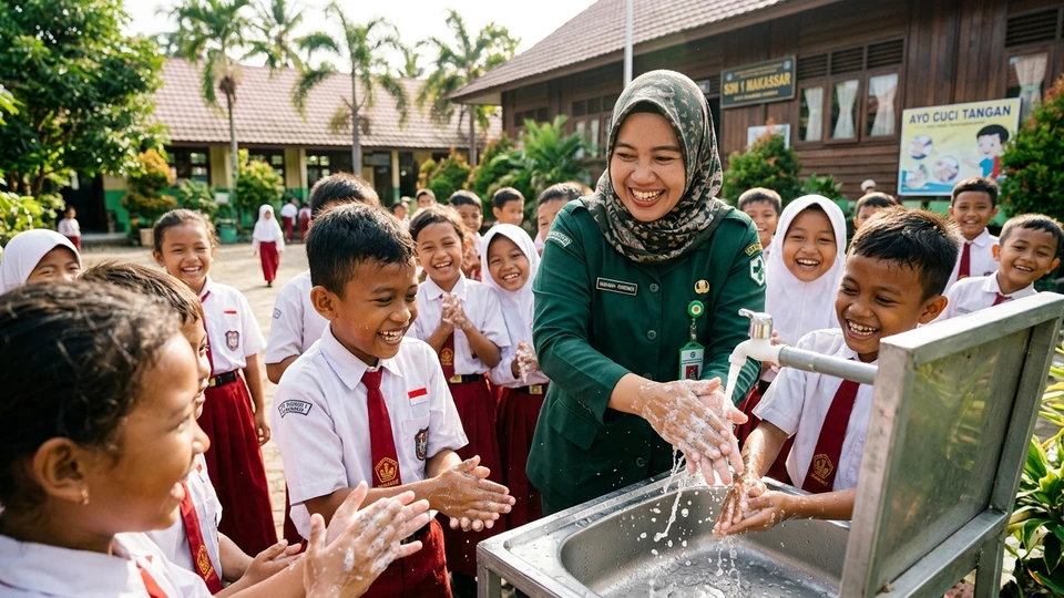 Edukasi PHBS di Sekolah Dasar