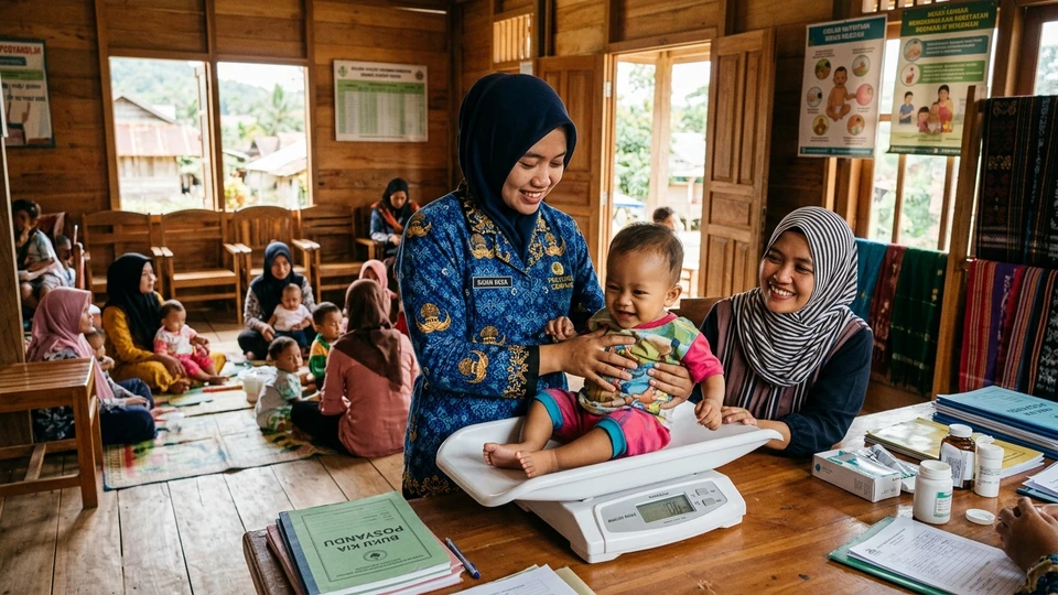 Posyandu Terpadu di Dusun Pajalele