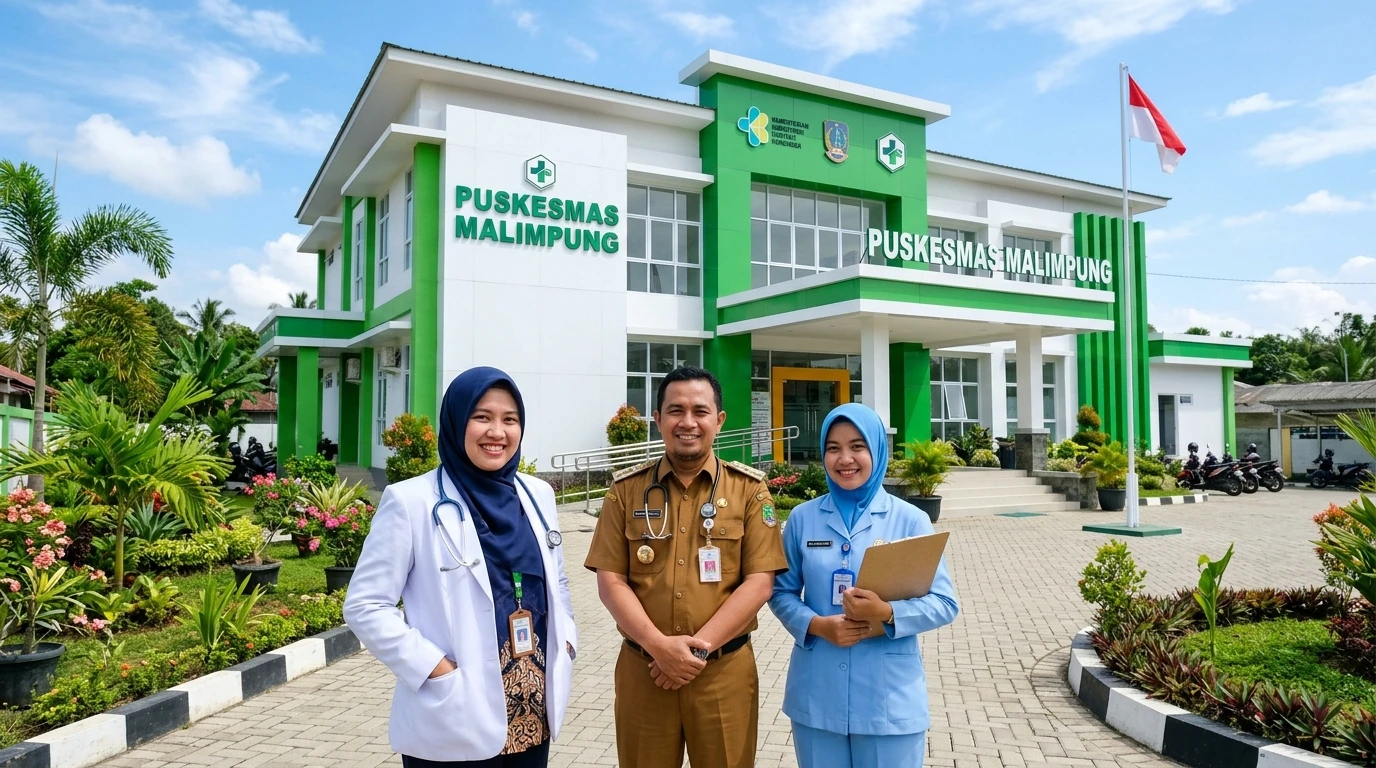 Puskesmas Malimpung dan Tim Tenaga Kesehatan